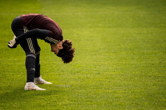 Goalkeeper Guillermo Ochoa of Mexico