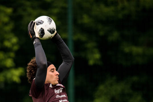 Goalkeeper Guillermo Ochoa of Mexico