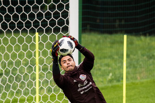 Goalkeeper Alfredo Talavera of Mexico