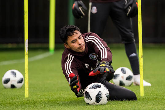 Goalkeeper Alfredo Talavera of Mexico