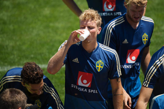 Oscar Hiljemark of the Swedish national football team