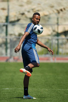Isaac Kiese Thelin of the Swedish national football team at