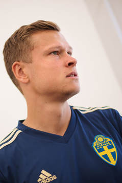Viktor Claesson of the Swedish national football team