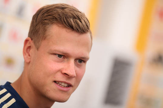 Viktor Claesson of the Swedish national football team