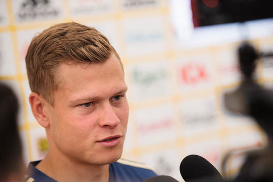 Viktor Claesson of the Swedish national football team