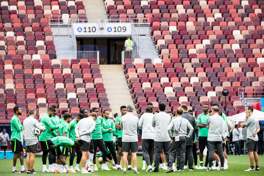 The players of Saudi Arabia