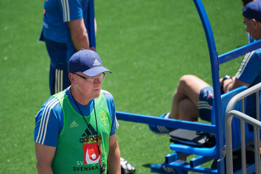 Head coach Janne Andersson of the Swedish national football