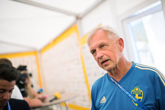 Team Manager Lars Richt of the Swedish national football