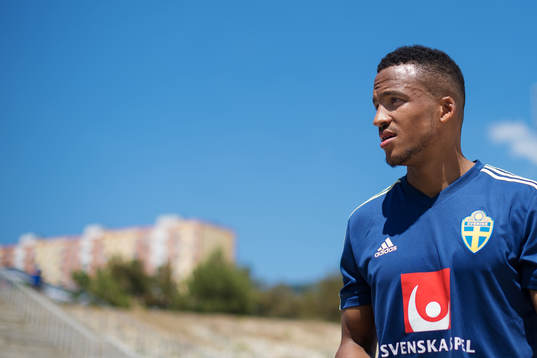 Martin Olsson of the Swedish national football team
