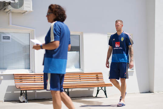 Robin Olsen of the Swedish national football team