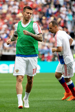 Fedor Smolov of Russia