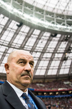 Stanislav Chercheso, Head coach of Russia prior the FIFA