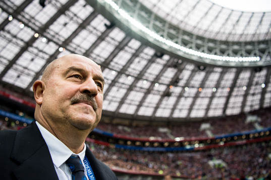 Stanislav Chercheso, Head coach of Russia prior the FIFA