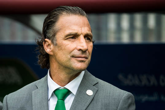 Juan Antonio Pizzi, Head coach of Saudi Arabia prior the