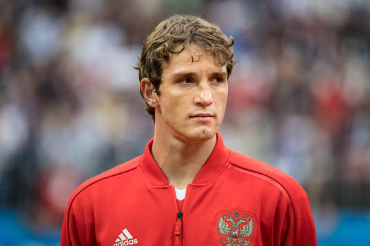 Fernandes Mario of Russia prior the FIFA World Cup group