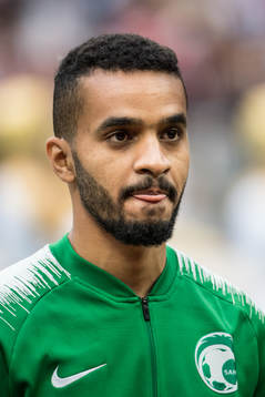 Mohammed Alburayk of Saudi Arabia prior the FIFA World Cup