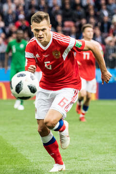 Denis Cheryshev of Russia