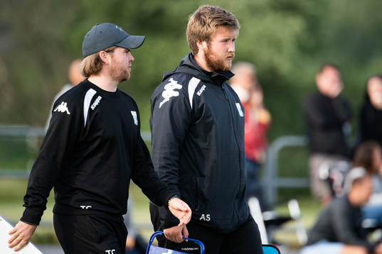 IFK Göteborgs tränare Alexander Severin och Thomas Paul