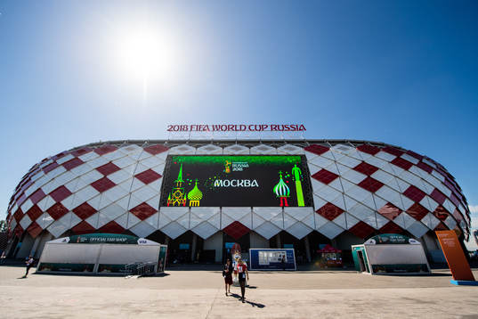 General view of Spartak Stadium prior a practice session