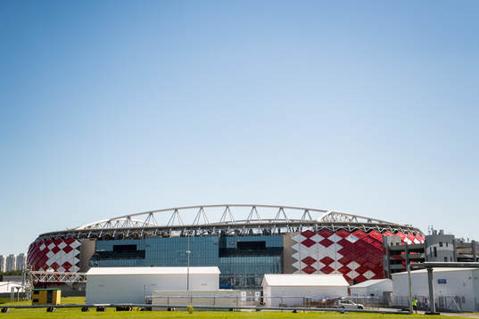General view of Spartak Stadium prior a practice session