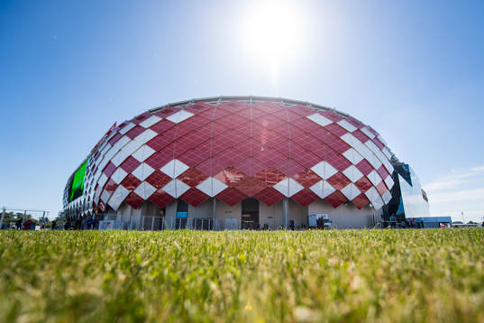 General view of Spartak Stadium prior a practice session