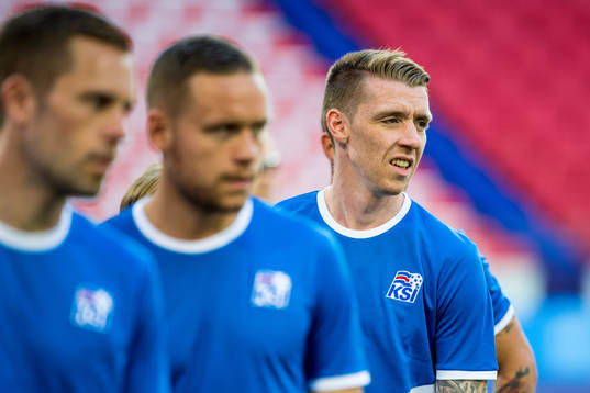 Birkir Már Saevarsson of Iceland