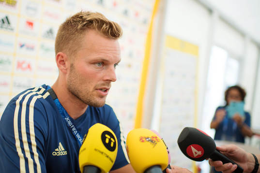 Sebastian Larsson of the Swedish national football team