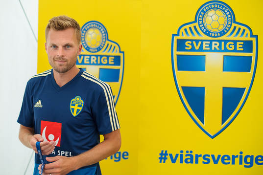 Sebastian Larsson of the Swedish national football team