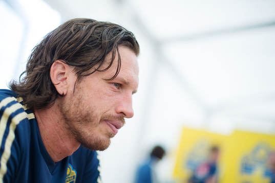 Gustav Svensson of the Swedish national football team