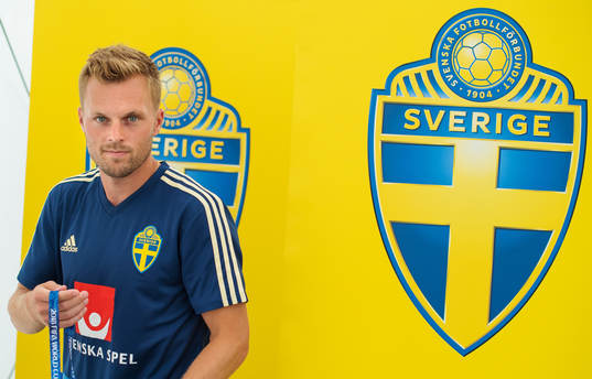 Sebastian Larsson of the Swedish national football team