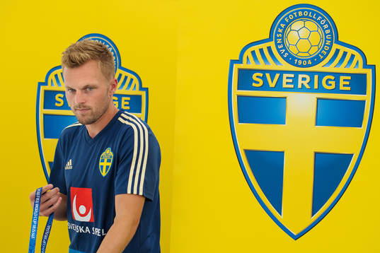 Sebastian Larsson of the Swedish national football team