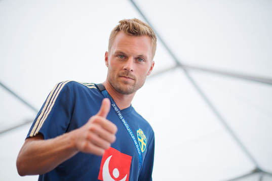 Sebastian Larsson of the Swedish national football team
