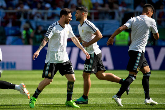 Lionel Messi of Argentina