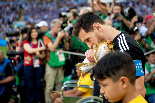 Lionel Messi of Argentina