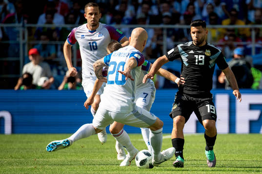 Sergio Aguero of Argentina