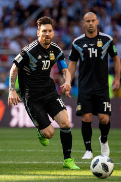 Lionel Messi of Argentina
