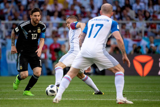 Lionel Messi of Argentina
