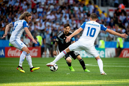 Lionel Messi of Argentina