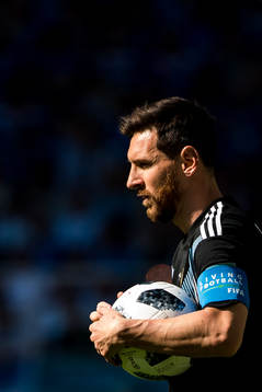 Lionel Messi of Argentina