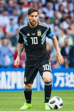 Lionel Messi of Argentina