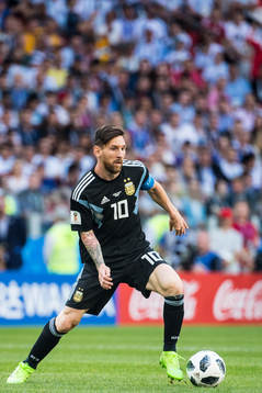 Lionel Messi of Argentina