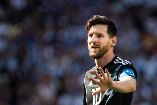 Lionel Messi of Argentina