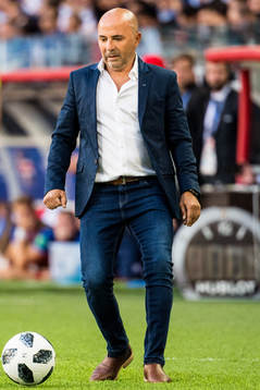 Head coach Jorge Sampaoli of Argentina