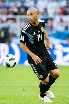 Javier Mascherano of Argentina