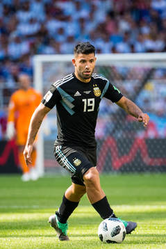 Sergio Aguero of Argentina