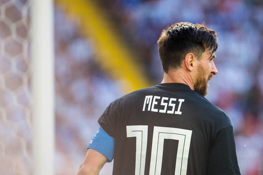Lionel Messi of Argentina