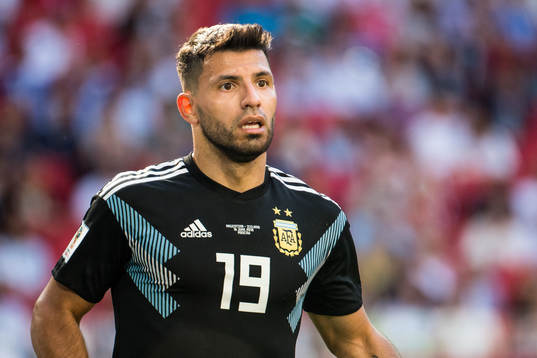 Sergio Aguero of Argentina