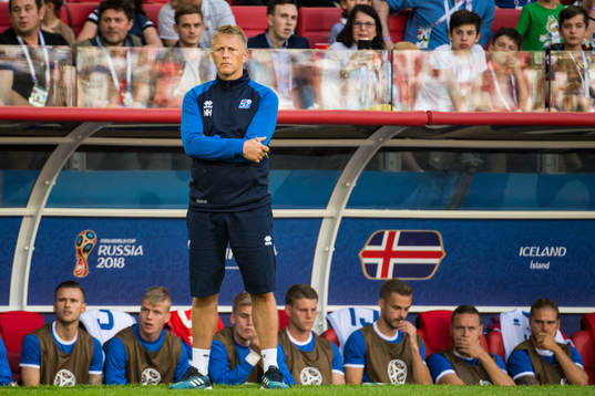Head coach Heimir Hallgrimsson of Iceland