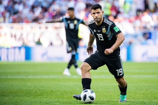 Sergio Aguero of Argentina