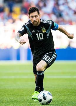 Lionel Messi of Argentina